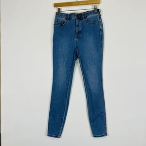 We The Free Skinny Denim Jeans  Womens 27 High Rise Distressed‎ Light Wash